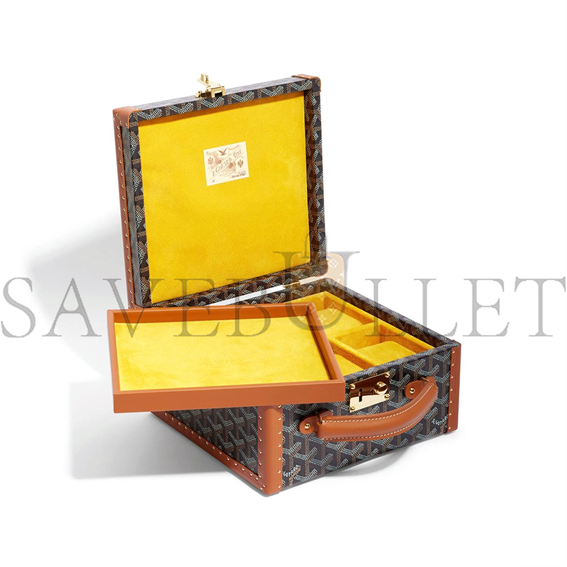 GOYARD JOUX 6 WATCH CASE JOUXMMT06TY01CL03O (22*20*12cm) GOYARD JOUX 6 WATCH CASE JOUXMMT06TY01CL03O (22*20*12cm)